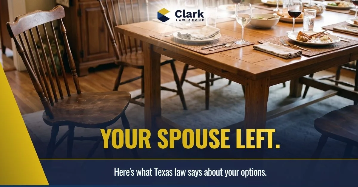 Dallas divorce attorney advising client on fault-based divorce on grounds of abandonment in Texas