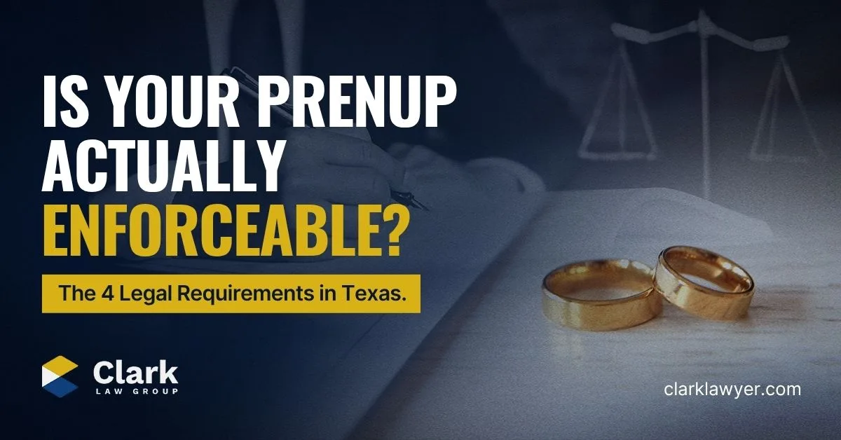 Four Elements of a Legally Sound Prenup in Texas